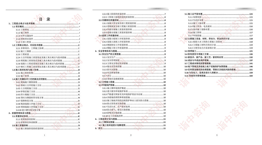排洪整治工程类标书案例——金年会咨询（专业代写标书公司）